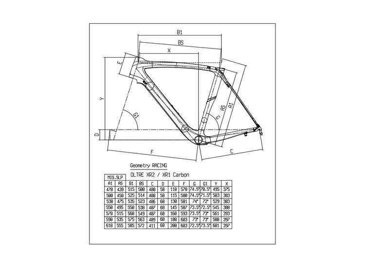 Bianchi Oltre Xr.2 2016 - Campagnolo Potenza 11sp Compact 1e - Matt Black 57