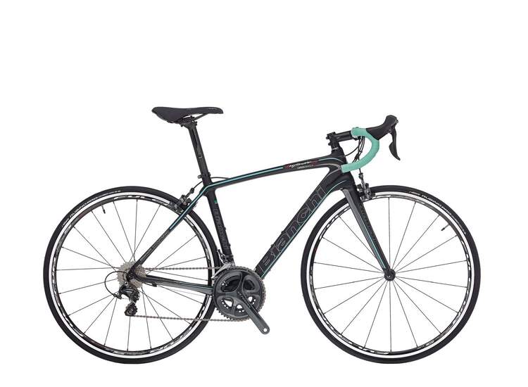 Bianchi Infinito Cv Dama Bianca 2017 - Ultegra 11sp Compact-bw - Noire / Grahite Ck16 Matt-53