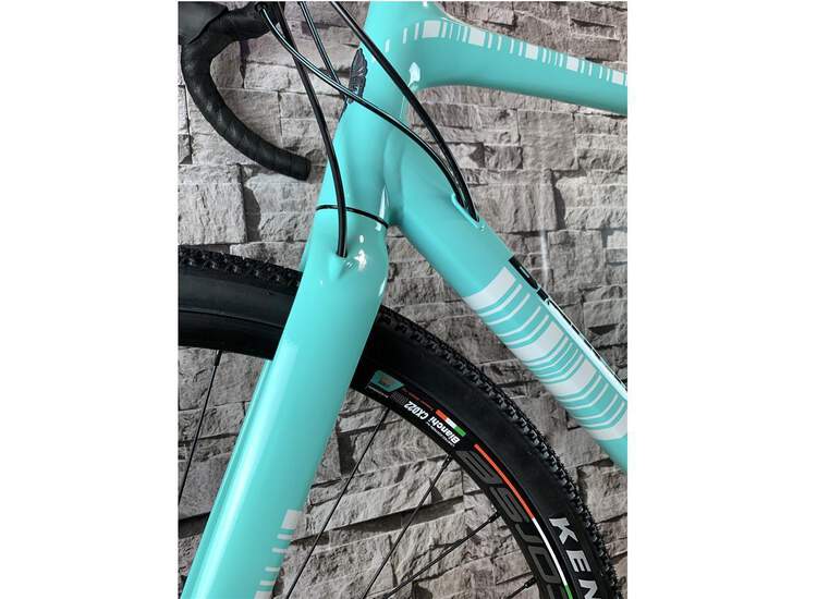 Bianchi Impulso Allroad - 105 11sp Hydr Brake Drop Flare Handlebar - Model 2018 1d - Ck16 Glossy 55