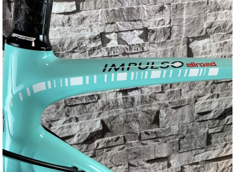 Bianchi Impulso Allroad - 105 11sp Hydr Brake Drop Flare Handlebar - Model 2018 1d - Ck16 Glossy 55