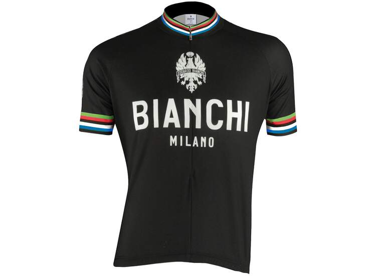 Bianchi Milano - PRIDE Kurzarmtrikot schwarz L