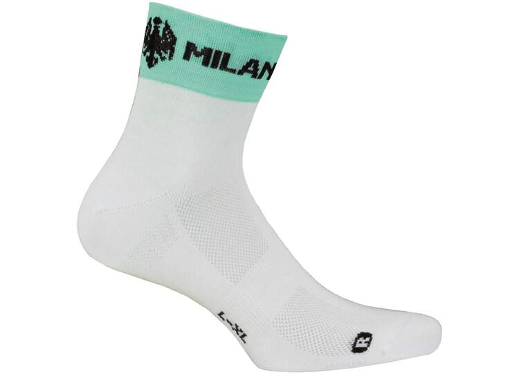 Bianchi Milano - ASFALTO Socken - celeste/weiß
