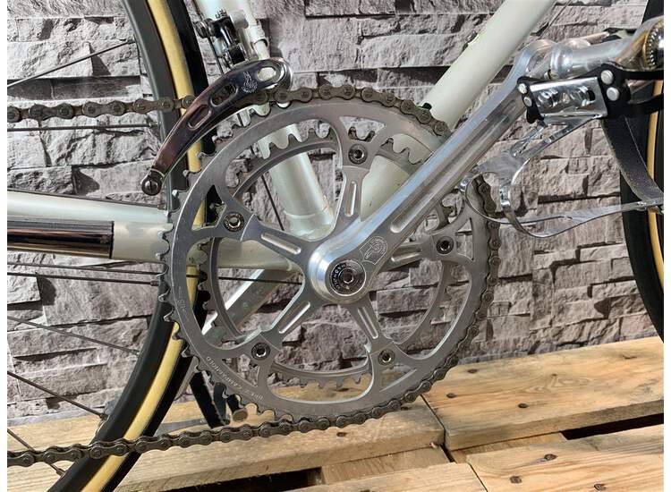 Vintage Bianchi Tipo Corsa 28t - 62cm White Met.
