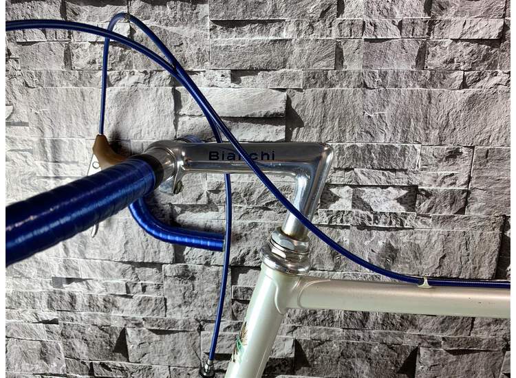 Vintage Bianchi Tipo Corsa 28t - 62cm White Met.