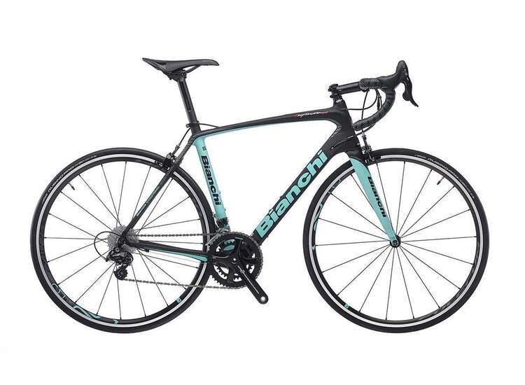 Bianchi Infinito Cv - Campagnolo Potenza 11sp Compact - 2019 50 1z - Noire / Ck16 Graphite Full Matt