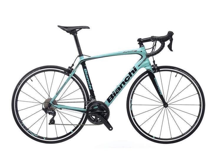 Bianchi Infinito Cv - Shimano Ultegra 11sp Compact - 2019 59 1z - Noire / Ck16 Graphite Full Matt