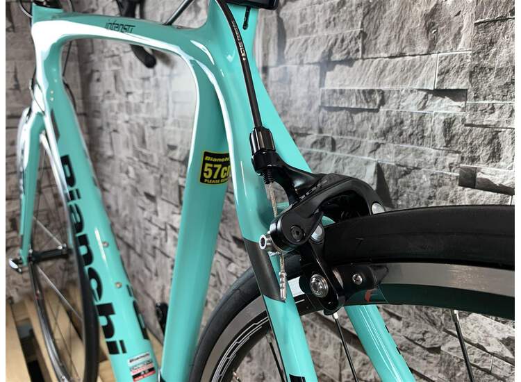 Bianchi Intenso - Shimano 105 11sp Compact - 2019 50 2a - Ck16 / Black Full Glossy