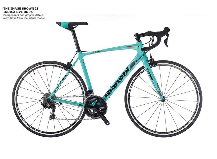 Bianchi Intenso - Campagnolo Centaur 11sp Compact - 2019 47 2A - CK16/black full glossy