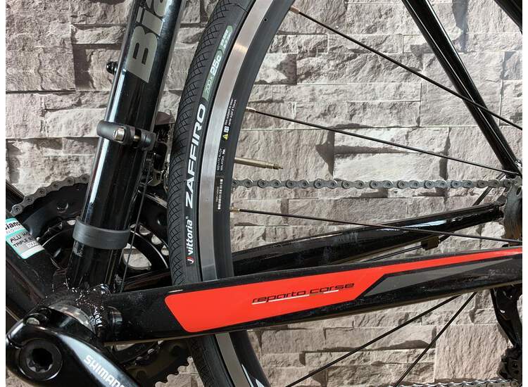 Bianchi Via Nirone 7 - Shimano 105 11sp Compact - 2019 55 Black / Red-graphite Full Glossy