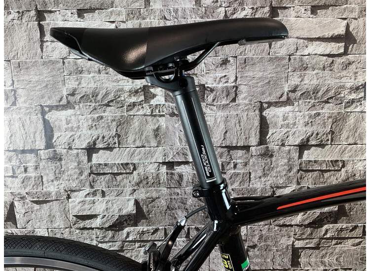 Bianchi Via Nirone 7 - Shimano 105 11sp Compact - 2019 59 Black / Red-graphite Full Glossy