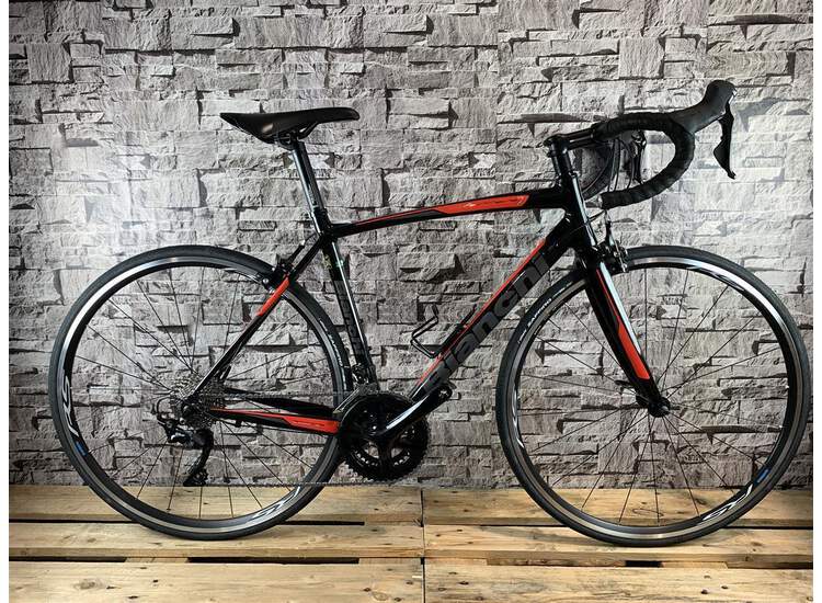 Bianchi Via Nirone 7 - Shimano 105 11sp Compact - 2019 59 Noire / Red-graphite Full Glossy