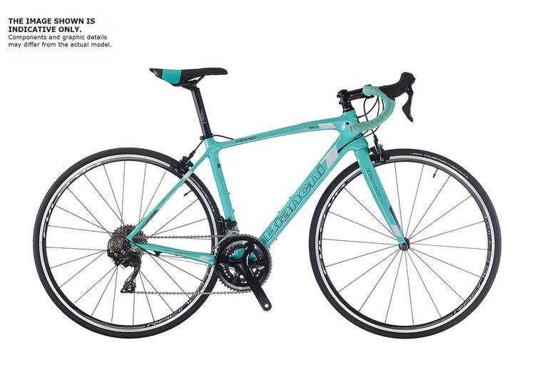 Bianchi Intenso Dama Bianca - Shimano Ultegra 11sp Compact - 2019 47 7f - Ck16 / Noirewhite Fully Glossy