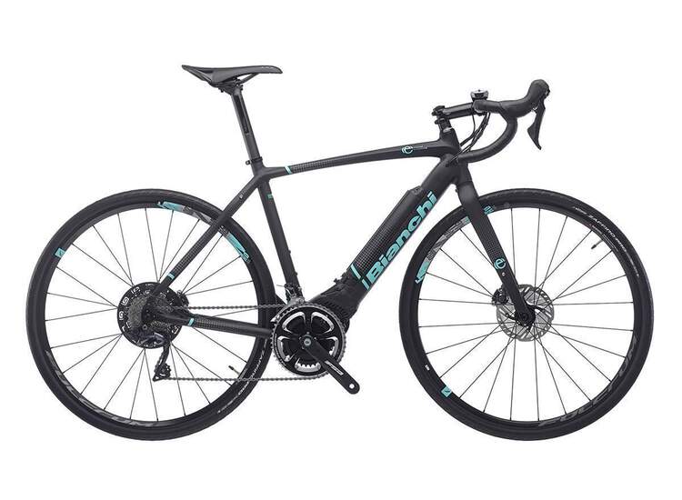 Bianchi Impulso E-road - Ultegra 2x11sp Hydr. Brake - 2020 55 3a - Black / Ck16 - Graphite Matt