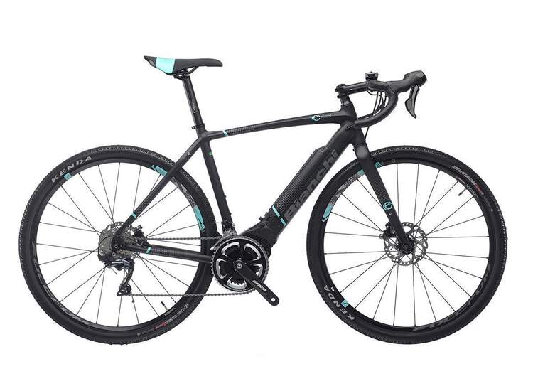 Bianchi Impulso E-allroad - Ultegra / 105 2x11sp Hydr. Brake - 2020 57 3b - Noire / Graphite- Ck16 Matt