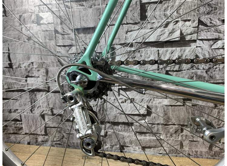 Bianchi tipo Corsa 28t Campagnolo Record - 58cm Celeste