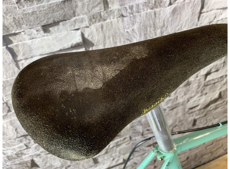 Bianchi tipo Corsa 28t Campagnolo Record - 58cm Celeste