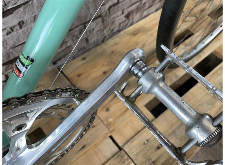 Bianchi tipo Corsa 28t Campagnolo Record - 58cm Celeste