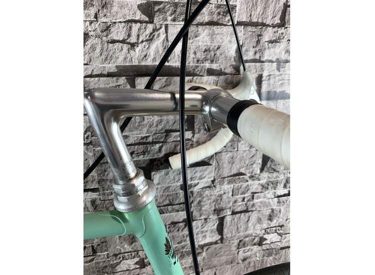 Bianchi tipo Corsa 28t Campagnolo Record - 58cm Celeste