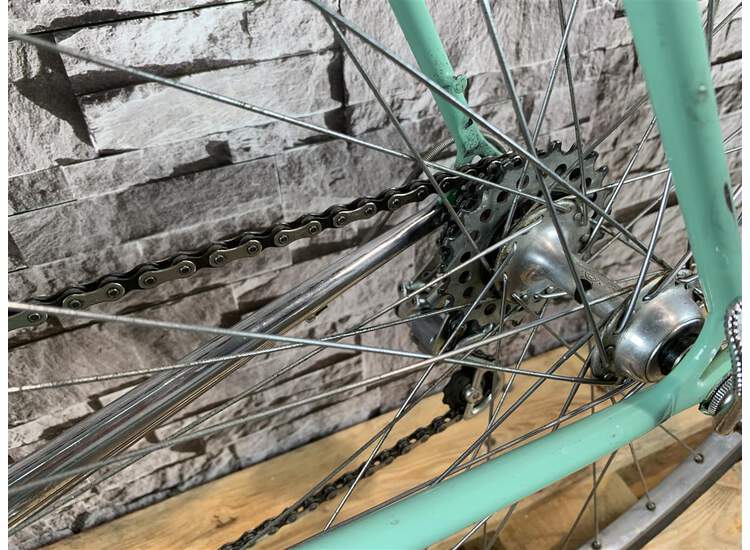 Bianchi tipo Corsa 28t Campagnolo Record - 58cm Celeste