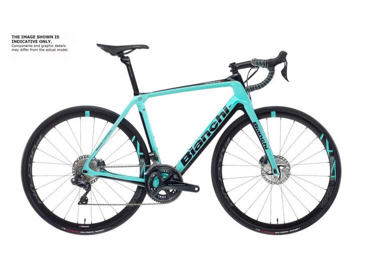 Bianchi Infinito Cv Disc - Shimano Ultegra 11sp Compact - 2020 2a - Ck16 / Noire Glossy 57