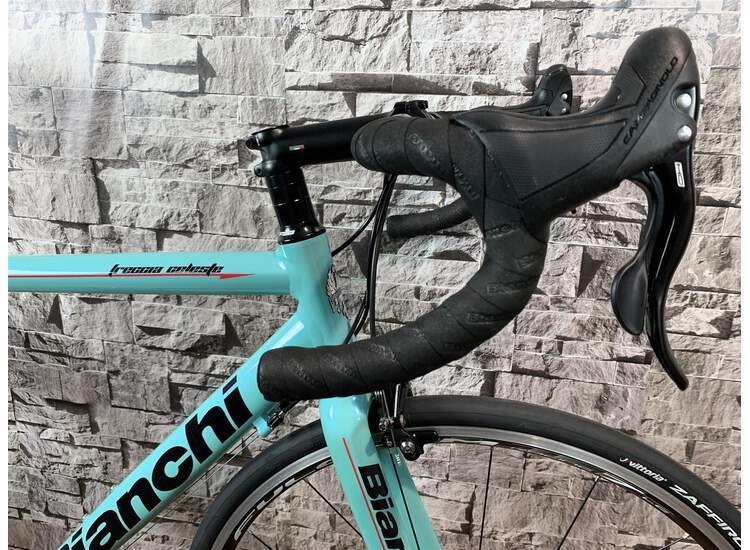 Bianchi Freccia Celeste Campagnolo Potenza 11s 2a - Ck16 / Black Glossy 55