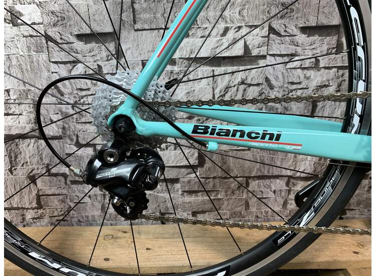 Bianchi Freccia Celeste Campagnolo Potenza 11s 2a - Ck16 / Noire Glossy 55