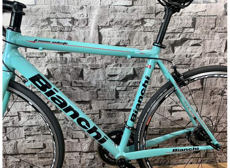 Bianchi Freccia Celeste Campagnolo Potenza 11s 2a - Ck16 / Black Glossy 57