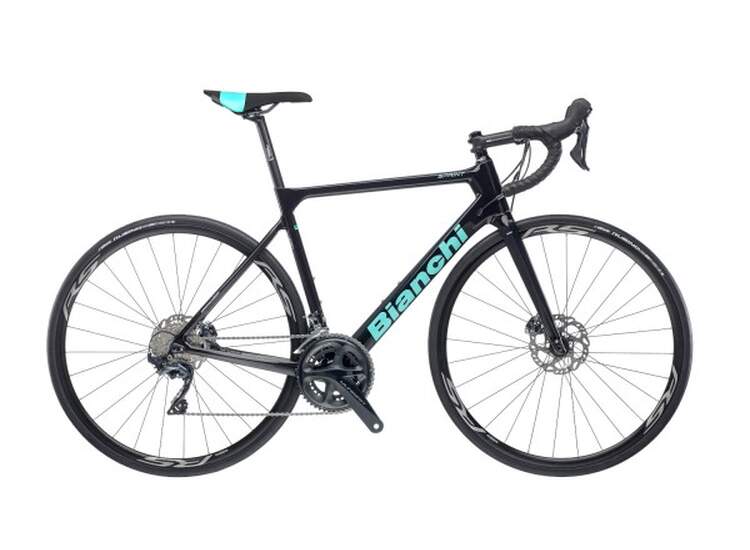V�lo Route Bianchi Sprint Disc - Ultegra 11sp Compact - Model 2020 1d Ck16 / Noire Full Glossy 47