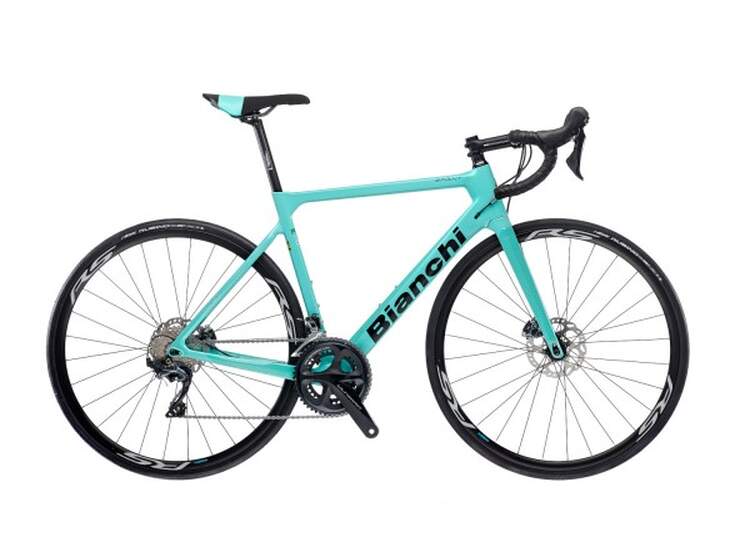 V�lo Route Bianchi Sprint Disc - Ultegra 11sp Compact - Model 2020 5f Noire / Ck16 Full Glossy 50