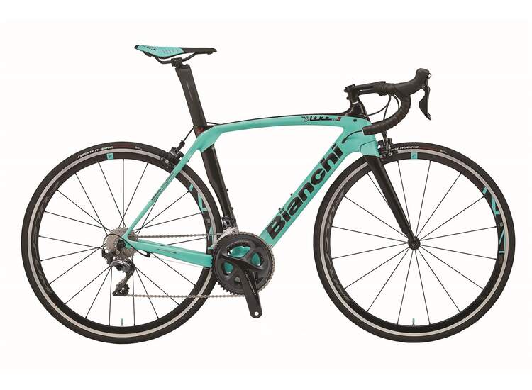 Bianchi Oltre Xr3 - Shimano Ultegra Di2 11sp 52/36 - 2020 5k - Ck16 / Noire Full Glossy 55
