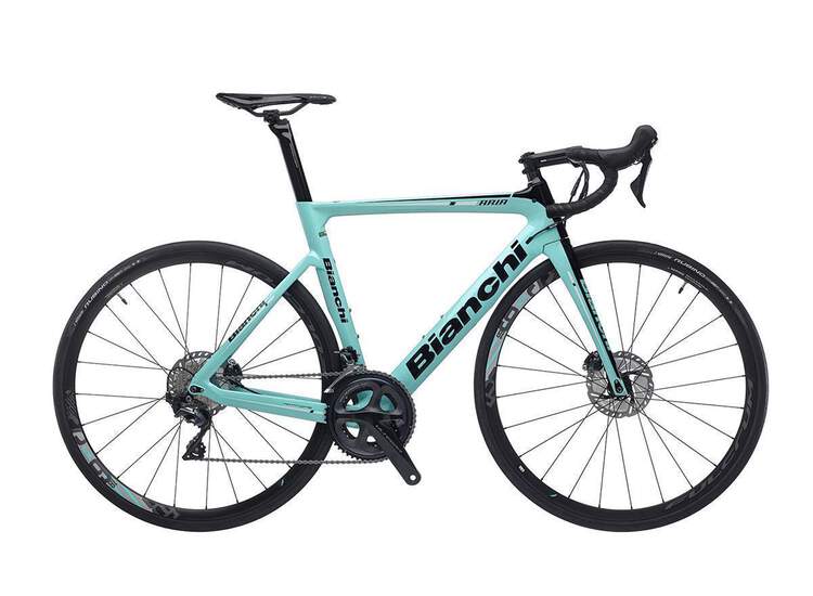 Bianchi Aria Disc - Shimano Ultegra 11sp Compact - 2020 A3 - Noire / Ck16 / Dark Gray Full Matt 61