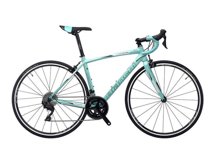 Bianchi Via Nirone 7 Dama Bianca - Shimano 105 11sp Compact - 2020 9l - Noire / Ck16 White Fully Glossy 47