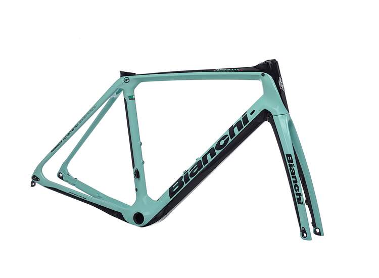 Bianchi Infinito Cv Disc Frameset - 2020 2a - Ck16 / Noire Full Glossy 59