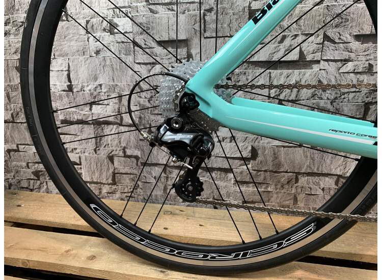 Bianchi Aria Campagnolo Potenza A1 - Black / Silver Chrome Full Glossy 50