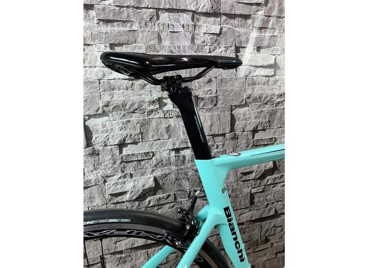 Bianchi Aria Campagnolo Potenza A1 - Black / Silver Chrome Full Glossy 59