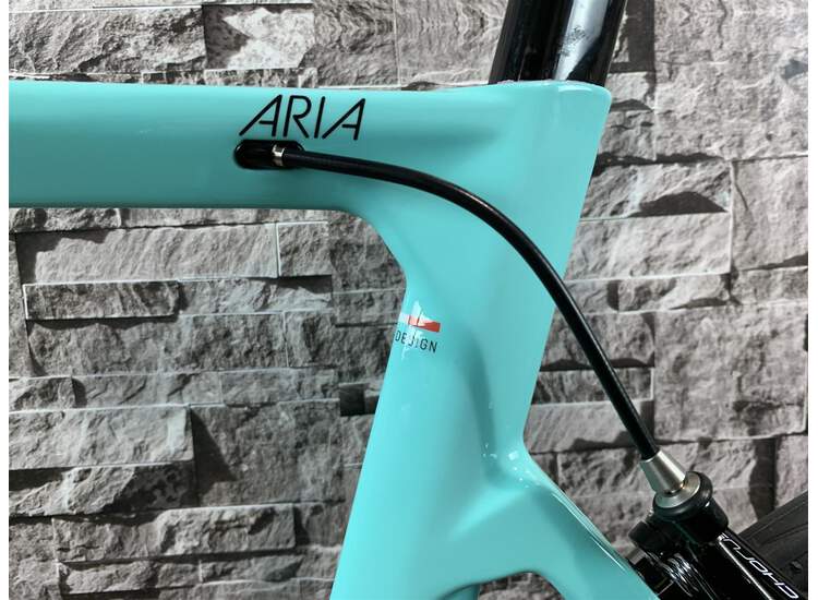 Bianchi Aria Campagnolo Chorus 2021 A1 - Noire / Silver Chrome Full Glossy 47