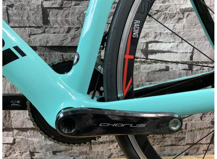 Bianchi Aria Campagnolo Chorus 2021 A1 - Noire / Silver Chrome Full Glossy 55