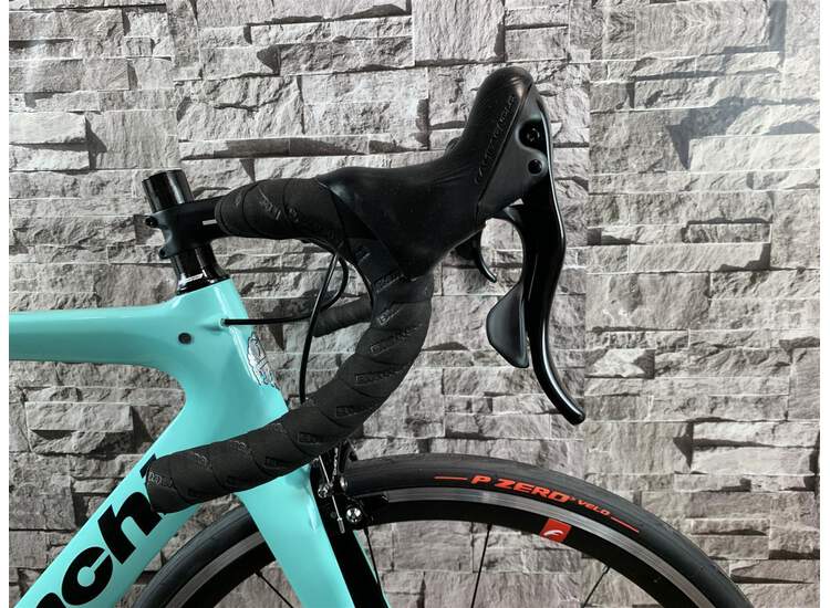 Bianchi Aria Campagnolo Chorus 2021 A1 - Black / Silver Chrome Full Glossy 61