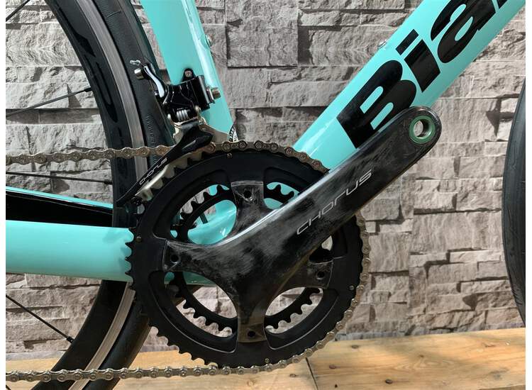 Bianchi Aria Campagnolo Chorus 2021 A1 - Black / Silver Chrome Full Glossy 61