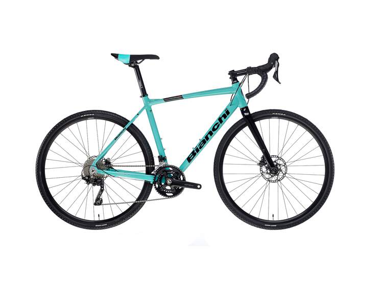 V�lo Route Bianchi Via Nirone 7 Allroad 3c - Noire / Titanium Full Matt 63