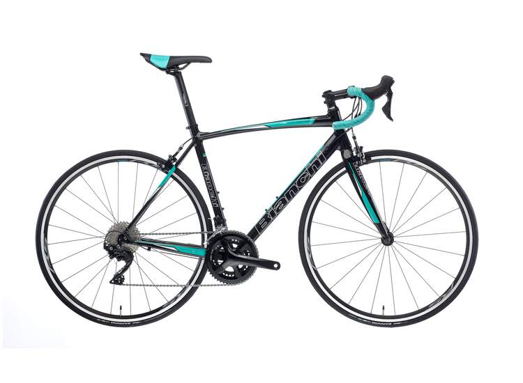 Bianchi Via Nirone 7 Dama Bianca 105 11sp Compact 2020 9l - Noire / Ck16 White Fully Glossy 46