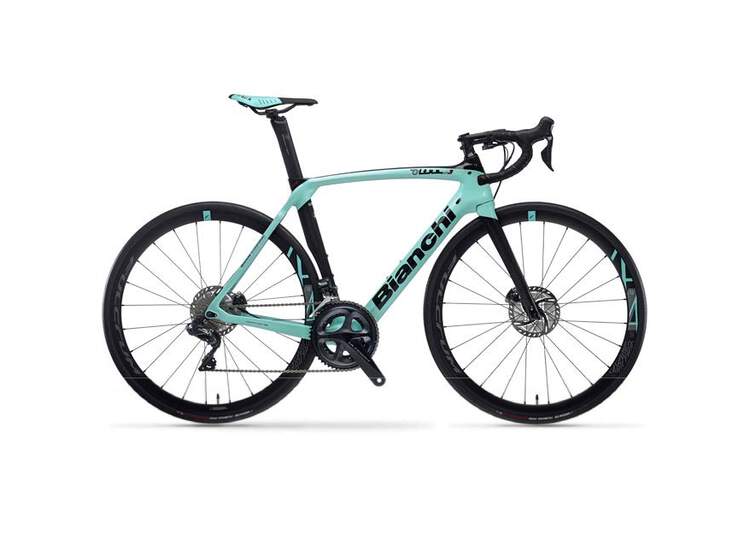 Bianchi Road Bike Oltre Xr3 Disc Carbon- Ultegra 11sp Compact - Racing 418 Db - 2021 5k - Ck16 / Black Full Glossy 61