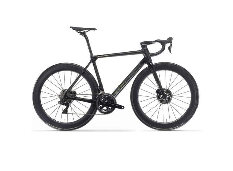 Bianchi Road Bike Specialissima Disc- Super Record Eps 12sp Compact - Wind 400 Db - 2021 Sj - Greenish Blue / Mermaid Scale 50