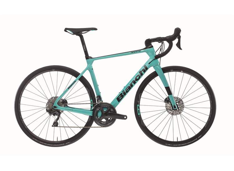 V�lo Route Bianchi Infinito Xe Disc- 105 11sp Compact - 2021 5h - Noire / Ck16 Graphite Full Glossy 53