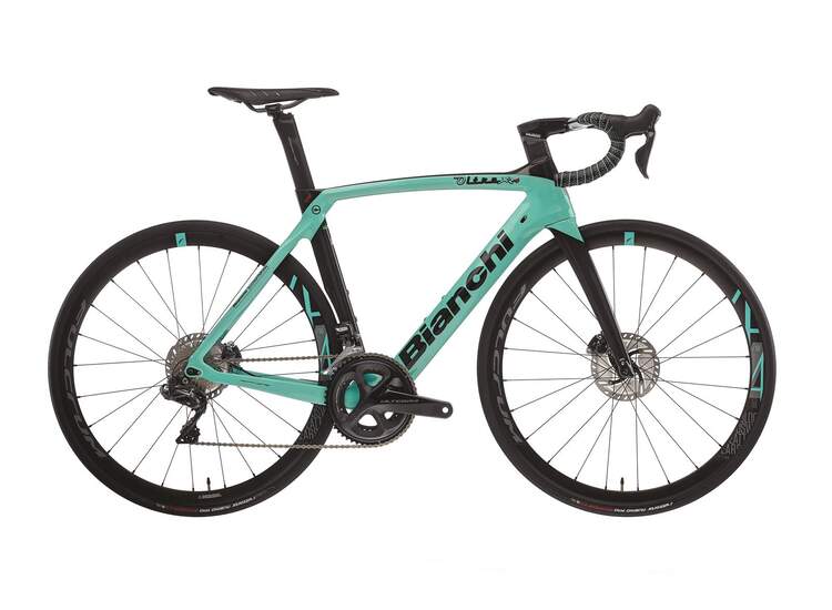 V�lo Route Bianchi Oltre Xr4 Disc- Ultegra Di2 11sp Compact - Racing 418 Db - 2021 2r-noire / Graphite Full Glossy 53