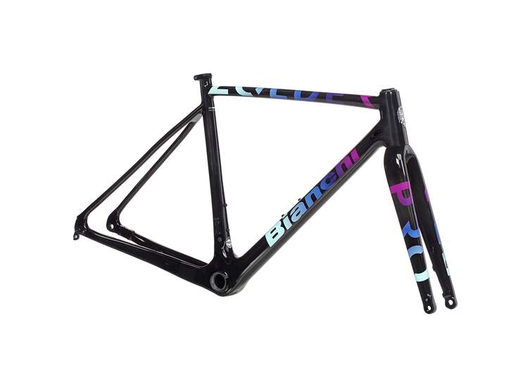 Bianchi Zolder Pro Frame Kit Z2 - Noire / Purple Rainbow 56
