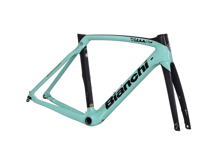 Bianchi Oltre Xr.4 Disc - Frame Kit (without Handlebar) 2r-black / Graphite Full Glossy 57