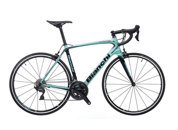 V�lo Route Bianchi INFINITO CV FORCE ETAP AXS 12SP - 2R - BLACK/GRAPHITE GLOSSY 55