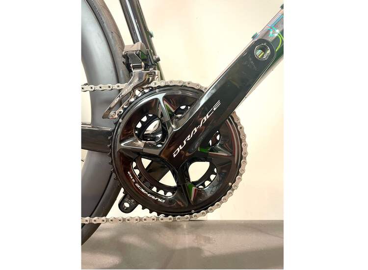 V�lo Route Bianchi SPECIALISSIMA DISC Shimano Dura Ace-Di2 12sp - 2022 SB: Noire Carbon UD/Mermaid Scale Full Glossy 61