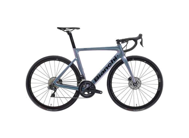 Bianchi Road Bike ARIA DISC Shimano Ultegra 12sp Di2 - 2023 PX: :Summertime dream/Black Full Glossy 50